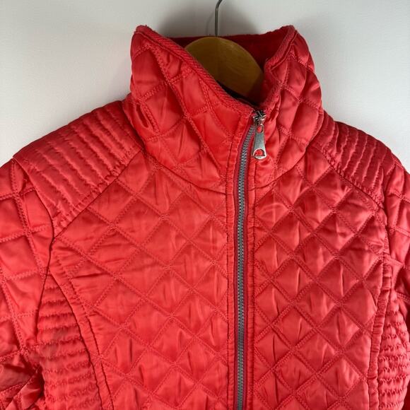 Marc New York Andrew Marc Quilted Coral Women’s Jacket ~ S - Picture 4 of 14
